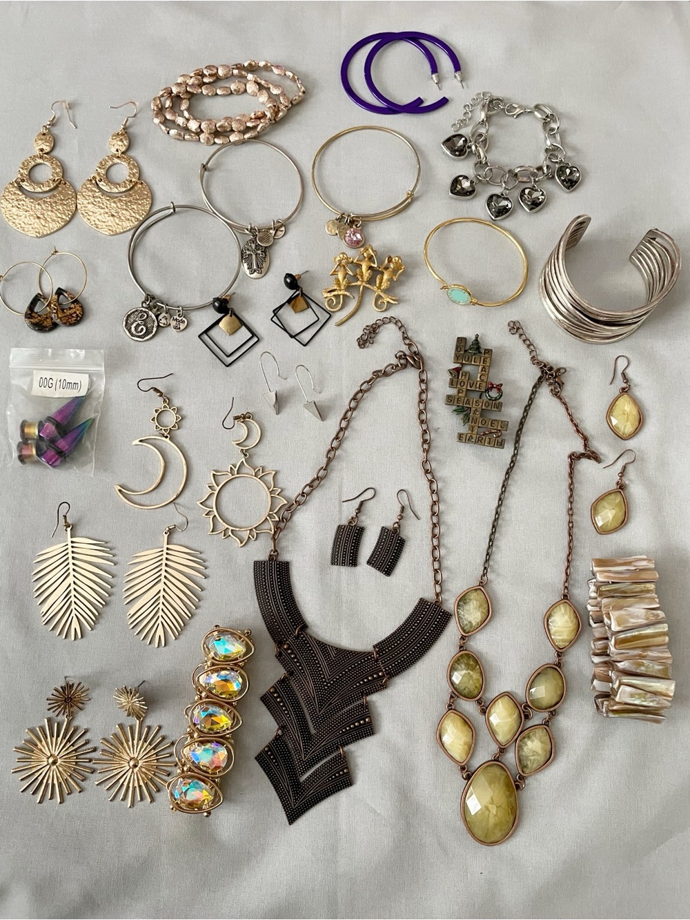 Huge Costume & Vintage Jewelry Lot - Marc Jacobs, Alex & Ani, Vintage JJ, Boho